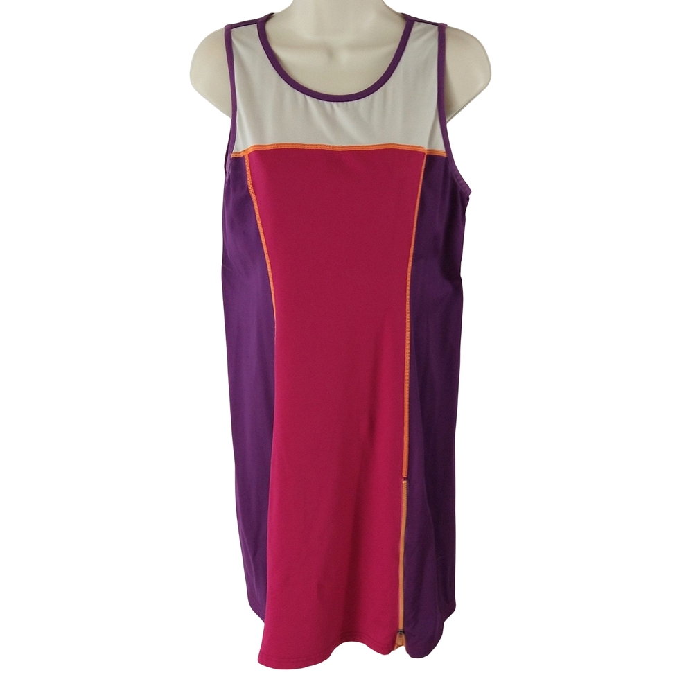 Title Nine Purple and Pink Athletic Outdoor Activewear Midi Dress